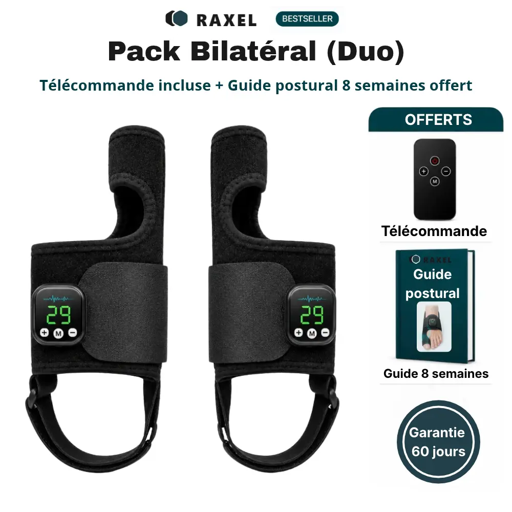 RAXEL™ KineFlex – Correcteur d'Alignement pour Confort du Pied