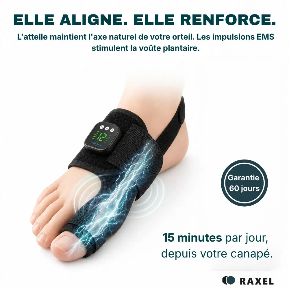 RAXEL™ KineFlex – Correcteur d'Alignement pour Confort du Pied