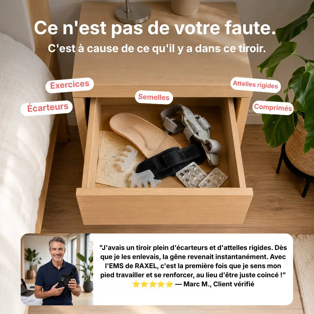 RAXEL™ KineFlex – Correcteur d'Alignement pour Confort du Pied